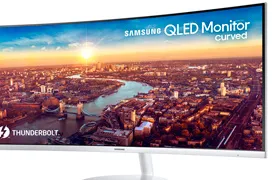 La tecnología QLED y Thunderbolt 3 se dan la mano en este monitor curvado de Samsung