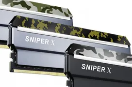 G.SKILL estrena sus módulos de memoria DDR4 Sniper X con acabado de camuflaje