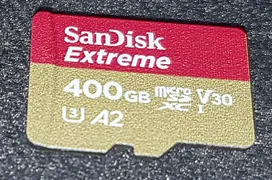 Alta velocidad y capacidad se dan la mano en la microSD SanDisk Extreme de 400 GB con clase A2