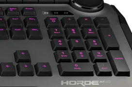 El teclado gaming de membrana ROCCAT Horde AIMO llega con iluminación RGB