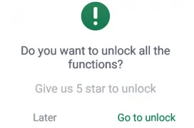 Los smartphones Alcatel bloquean algunas aplicaciones hasta que las valores con 5 estrellas