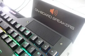 Cougar ha integrado dos altavoces en su nuevo teclado gaming 