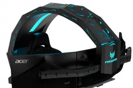 ACER Predator Thronos, una silla gaming motorizada para 3 monitores con más de 200 kg de peso
