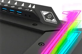 NewSkill presenta su nueva mesa gaming Fenrir equipada con un hub USB 3.0 y RGB