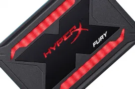 Los SSD Kingston HyperX Fury llegan con iluminación RGB y carcasa externa