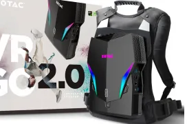 ZOTAC actualiza su PC-mochila de Realidad Virtual VR GO 2.0 con un Core i7-8700T y tamaño más compacto