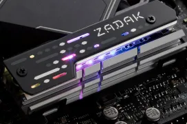 Los SSD M.2 no se librarán de la iluminación RGB con este disipador de ZADAK 511
