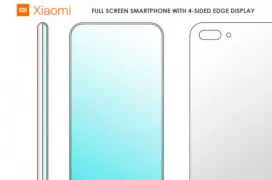 Xiaomi patenta un diseño de smartphone con pantalla curvada en ambos laterales, arriba, abajo y esquinas