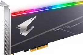 Gigabyte lanza su SSD AORUS RGB AIC NVMe en formato de tarjeta PCIe con hasta 3.480 MB/s