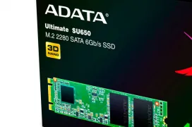 ADATA lanza sus económicos SSD Ultimate SU650 en formato M.2 (SATA) con hasta 480 GB