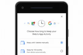 Google permite establecer un límite de tiempo para autodestruir nuestros datos de actividad en internet