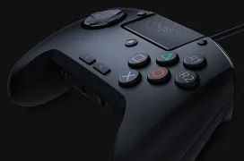 Razer Raion: gamepad pro para PS4 y PC con interruptores mecánicos y cruceta táctil para juegos arcade