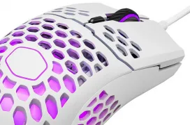 Cooler Master introduce el ratón gaming ultraligero MM711 con un peso de 60 gramos, interruptores OMRON y RGB
