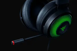 Los auriculares gaming Razer Kraken Ultimate incorporan micrófono con cancelación de ruido y sonido virtual 7.1