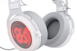 Drivers de 53 mm y acabados blancos con RGB en los  nuevos auriculares Newskill Kimera V2 Ivory