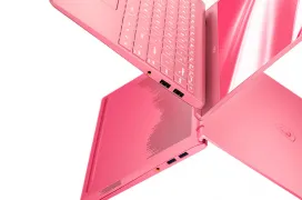 MSI tiñe de rosa su portátil Limited Edition Rose Pink Prestige 14 con panel 4K o FHD