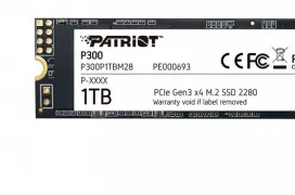 Los SSD M.2 PATRIOT P300 hacen uso del bus PCIe 3.0 x4 y NVMe y ya se pueden comprar desde $64.99