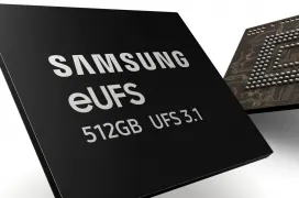 Samsung ya fabrica en serie sus chips de memoria eUFS 3.1 de 512 GB a 2,1 GB/s
