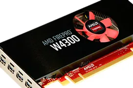 AMD anuncia la FirePro W4300 para su gama de gráficas profesionales