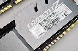 G.Skill DDR4 TridentZ F4-3200C14Q-32GTZ
