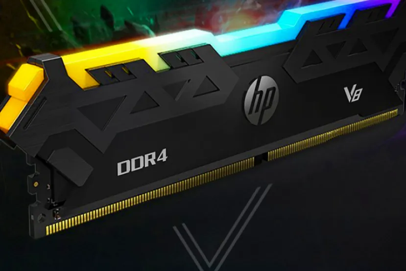HP lanza sus primeros kits de memoria DDR4 V8 RGB con velocidades de hasta 3.600 MHz