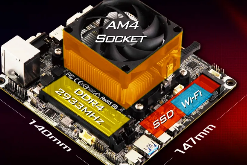 ASRock prepara el miniPC DeskMini X300M con una APU AMD de la serie 4000G "Renoir"