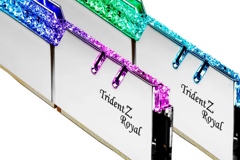 4.400 MHz y latencias CL17 en los nuevos módulos DDR4 G.SKILL TridentZ Royal