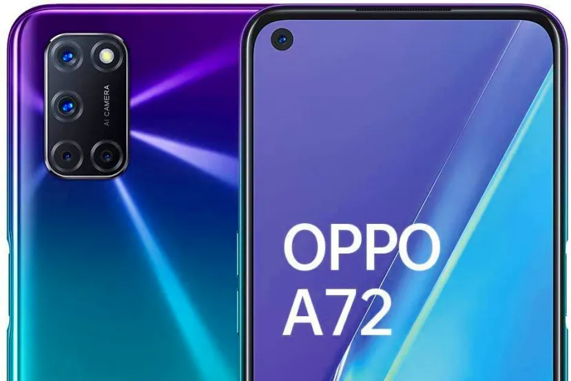 Ya a la venta el Oppo A72 con cuádruple cámara trasera y sensor de huellas lateral por 279 Euros