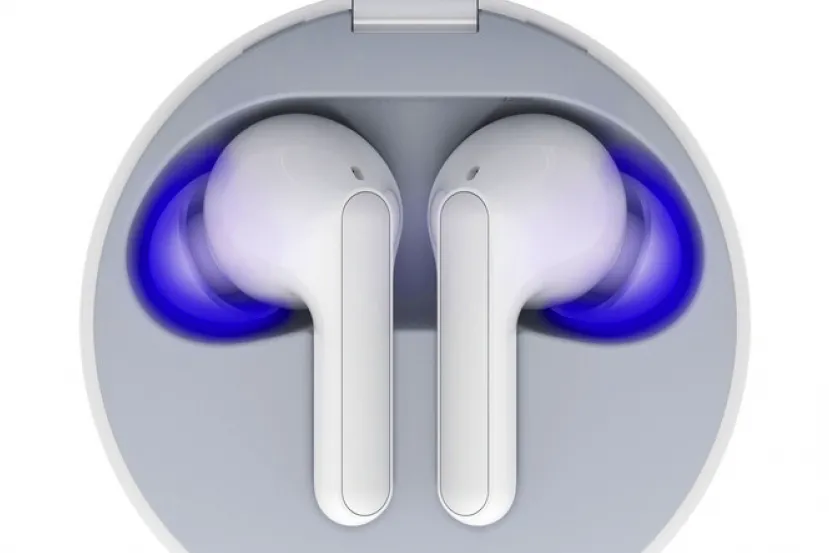 Los auriculares TWS LG TONE Free cuentan con desinfección por UV en su carcasa de carga