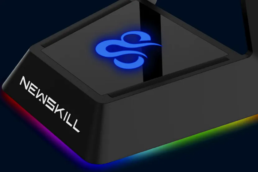 Newskill Raksha Spectrum, un soporte para auriculares con iluminación RGB integrada