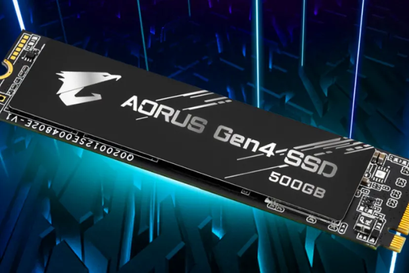 Gigabyte lanza versiones sin disipador de sus SSD AORUS Gen4  junto a un nuevo modelo de 500 GB