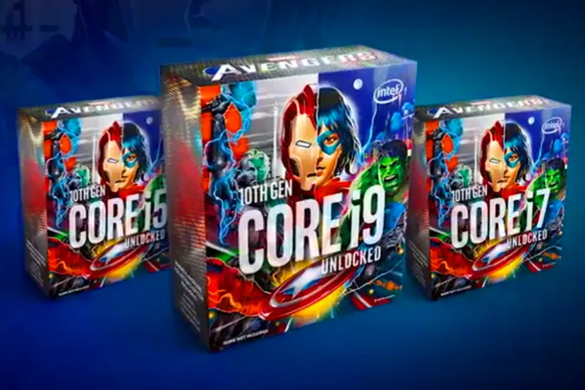 Intel lanza una edición especial de sus procesadores Core de décima generación con temática de Los Vengadores