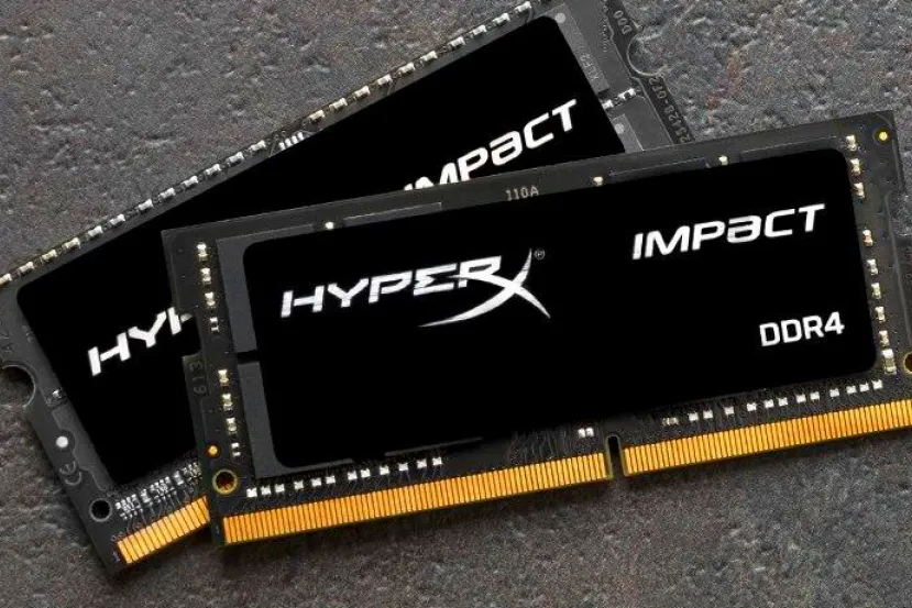 HyperX Impact, nuevas memorias DDR4 SO-DIMM para portátiles con hasta 3.200 MHz y 32 GB por módulo