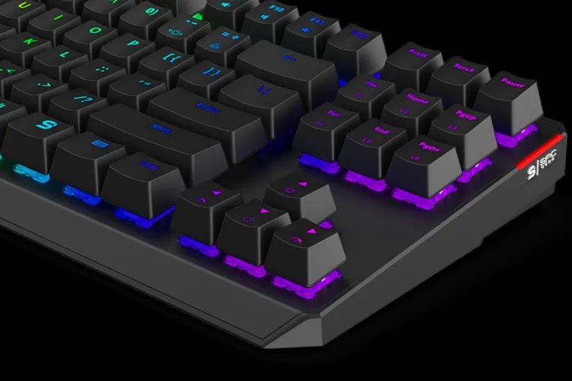 Interruptores Kailh mecánicos, iluminación RGB y formato TKL en el teclado SPC Gear GK630K por 55 Euros