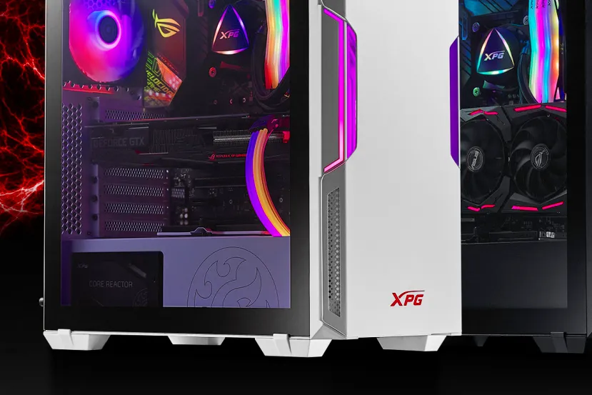 La semitorre ADATA XPG STARKER incorpora dos ventiladores de serie y una estética minimalista con LEDs ARGB