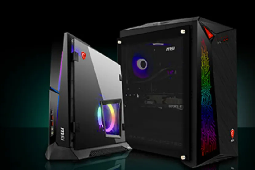 MSI actualiza sus sobremesa gaming Trident e Infinite con las nuevas RTX 3000