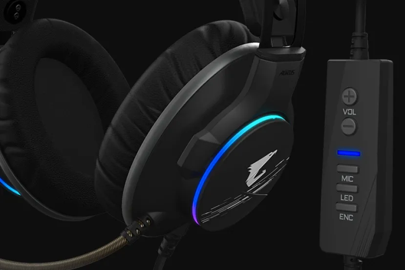 Sonido 7.1 virtual y drivers de 50 mm en los nuevos auriculares gaming Aorus H1 de Gigabyte