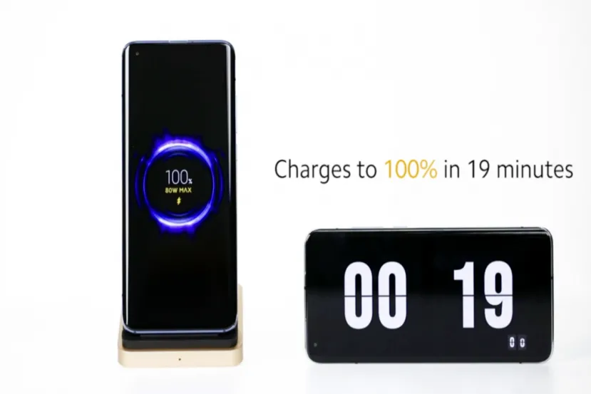 El nuevo sistema de carga inalámbrica de 80W de Xiaomi carga la batería en 19 minutos