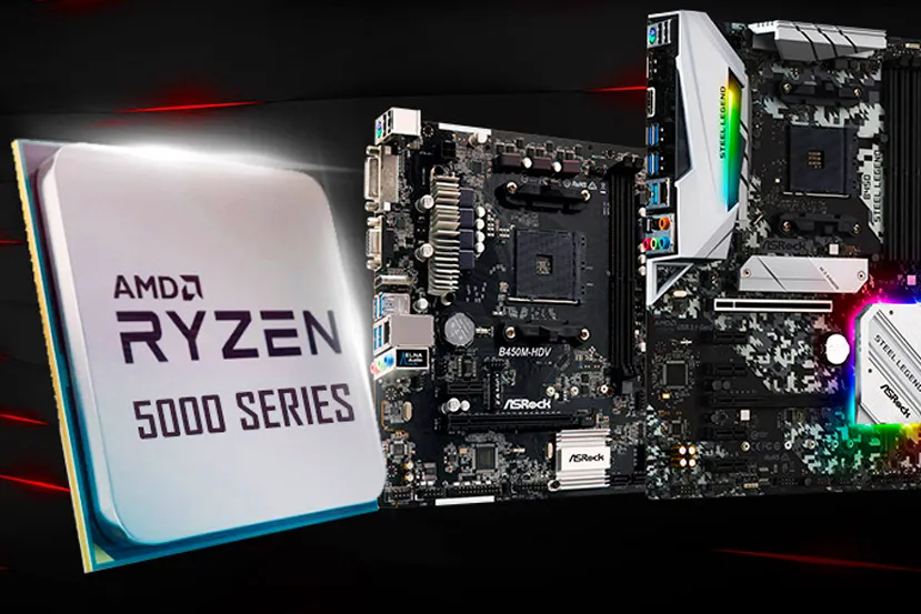 Asrock ya soporta los nuevos Ryzen 5000 en sus placas con chipset B450