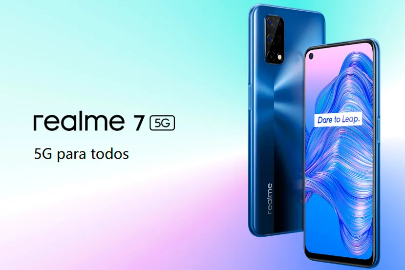 Disponible el Realme 7 5G con pantalla de 120Hz y carga Dart de 30W