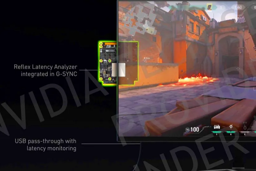 NVIDIA Reflex Latency Analyzer mide la latencia gracias al nuevo hardware integrado en los monitores de 360Hz con NVIDIA G-SYNC