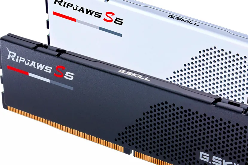 G.SKILL lanza la memoria DDR5 Ripjaws S5 con velocidades de hasta 6000 MHz y perfil de 33 mm