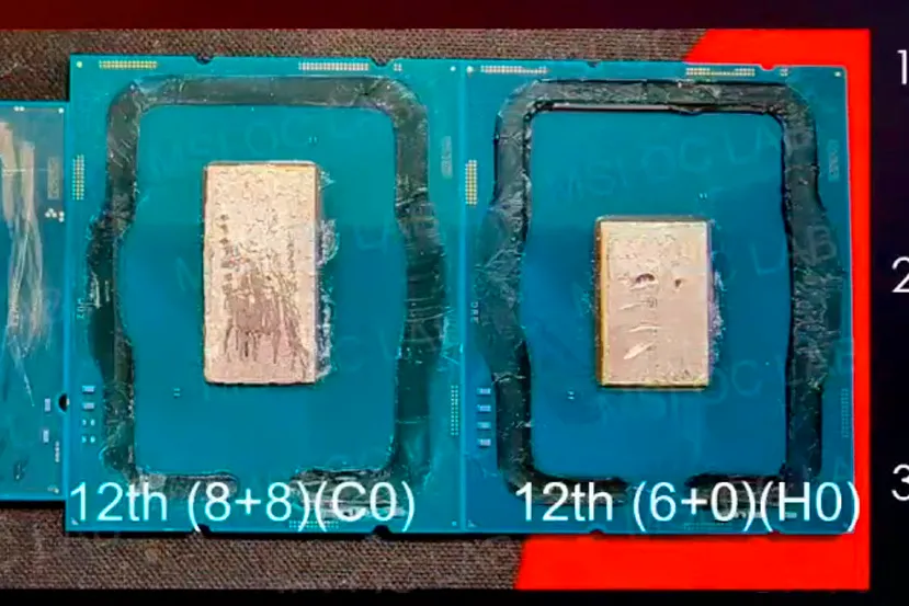 Los Intel Alder Lake de sobremesa llegarán con dos tamaños distintos de die