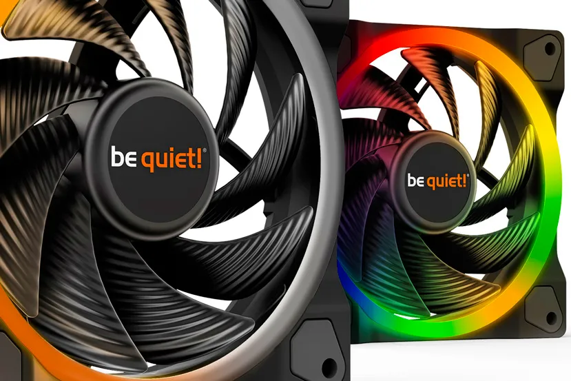 Los nuevos ventiladores de Be Quiet! Light Wings incluyen iluminación ARGB
