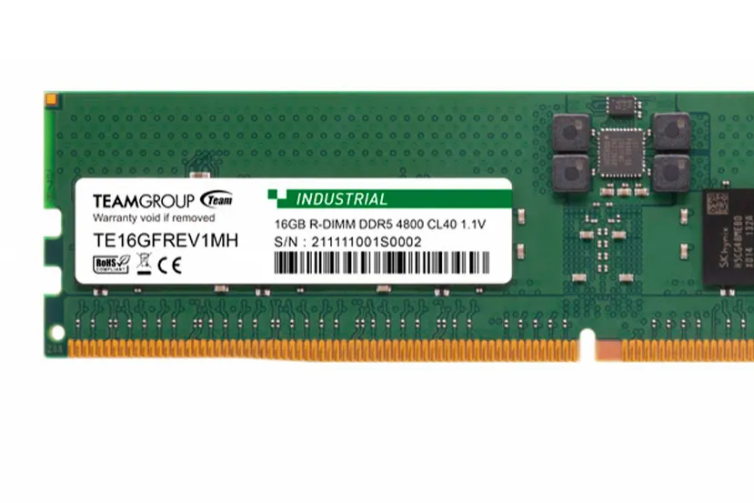 Teamgroup lanza memoria DDR5 con funciones de seguridad extra para entornos empresariales