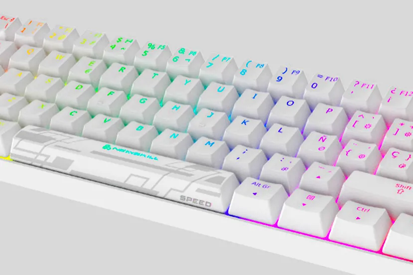 Newskill Pyros Speed Pro Series Teclado Gaming Inalámbrico, 60%, RGB, Macros, Switch Kailh Speed