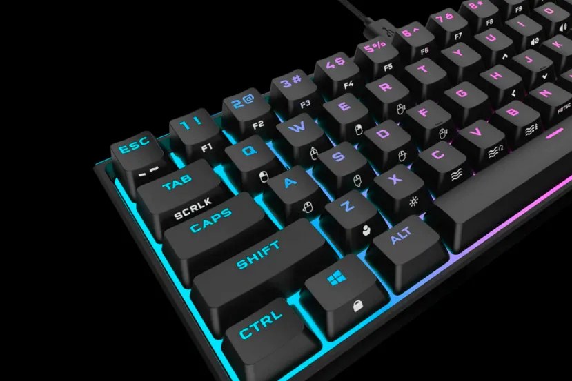 Nuevo teclado Corsair K65 MINI RGB con un factor del 60% y 61 teclas