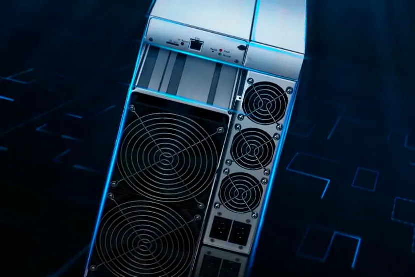 El minero Antminer E9 alcanza los 3 GH/s similar a conectar 25 RTX 3090 en clúster