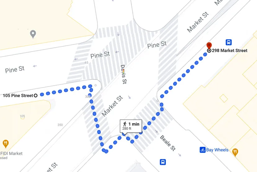 Google Maps mostrará pasos de peatones y destacará ubicaciones dependiendo de la hora