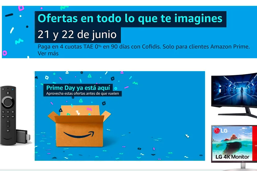 Amazon da comienzo a los Prime Day con grandes ofertas en informática